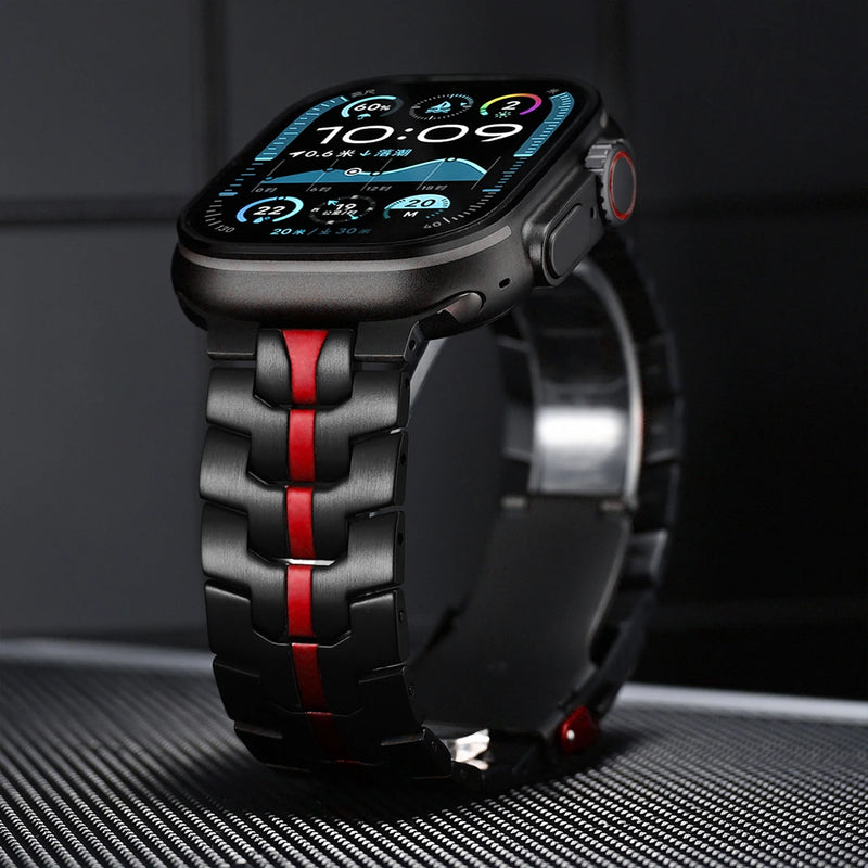 Pulseira De Aço Para Apple Watch Series 11 10 9 8 SE 3 46mm 45mm 42mm 44mm 49MM