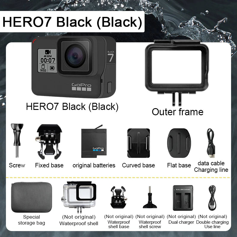 GoPro HERO7 Preta (Edição Limitada) 4k, 170°, 128gb