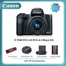 Canon EOS M50 II Câmera Compacta Profissional 4K  24.10MP M50II（Used）