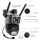 Câmera De Segurança 4K Wifi Externa 6MP Com Sensor de Presença E Visão Noturno