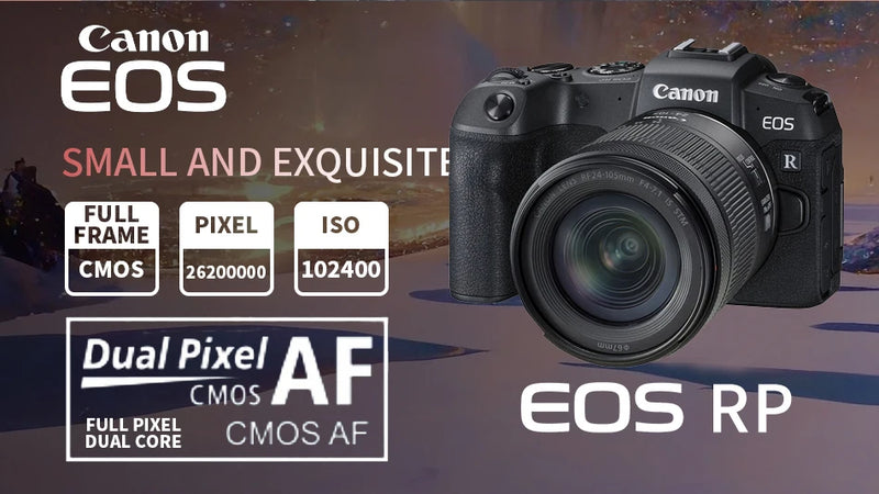 Canon EOS RP Câmera Profissional 4K  26.2Mp Sd Card