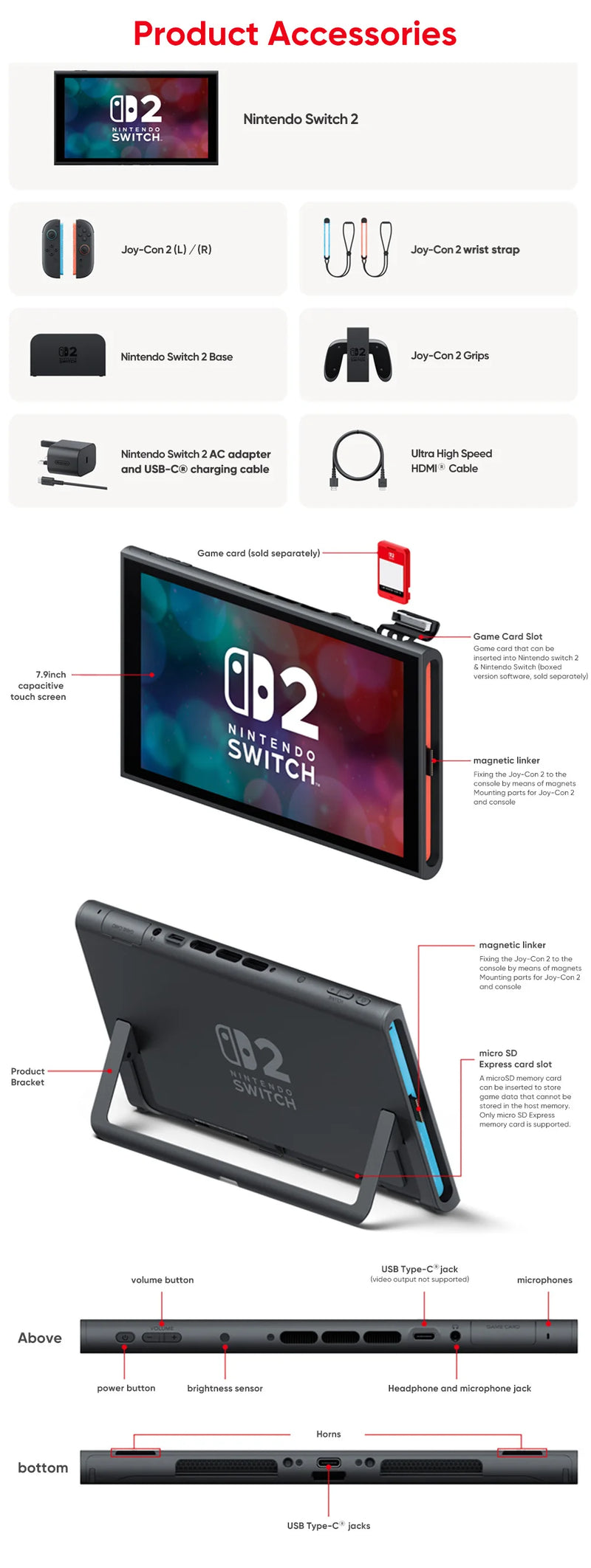 Nintendo Switch 2 Game Console