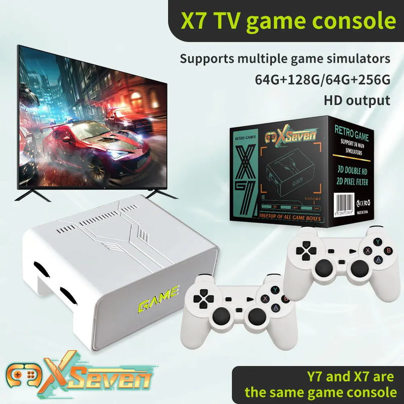 Console de Jogos X7 128G 256G 4K LPDDR4