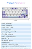 AK820/AK820 Pro Teclado Mecânico 75% TFT