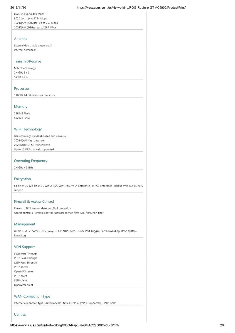 Moldem Asus gaming TUF-AX5400 TUFAX5400, Banda Dupla