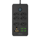 Extensão de Energia em Régua 100-220V,10A