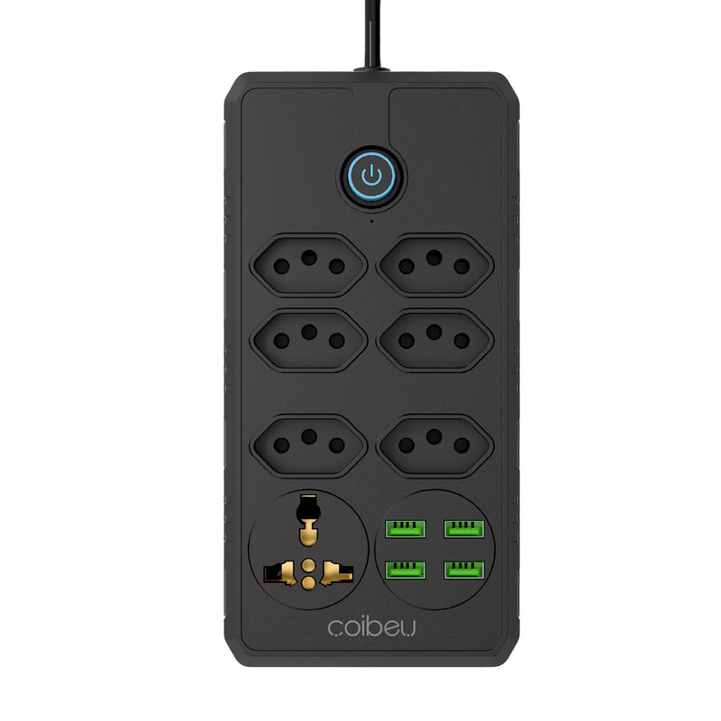 Extensão de Energia em Régua 100-220V,10A