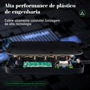 Extensão de Energia em Régua 100-220V,10A