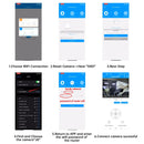 Câmera de Segurança com recursos de Baba Eletrônica Lenovo 4K 360 DUAS LENTES
