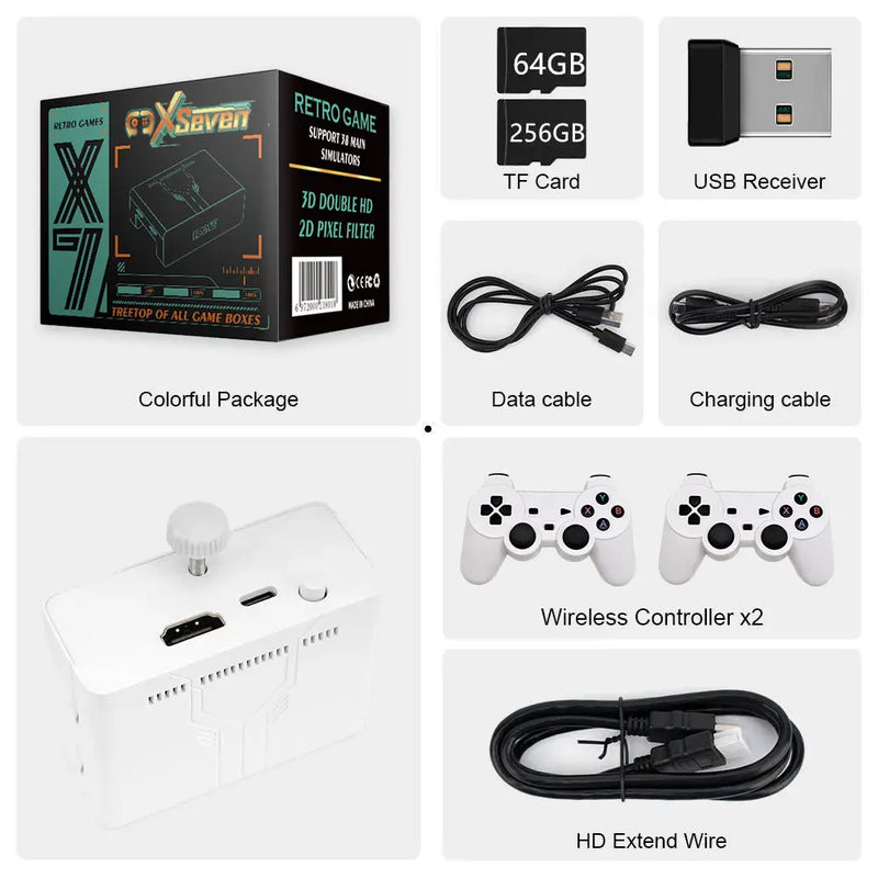 Console de Jogos X7 128G 256G 4K LPDDR4